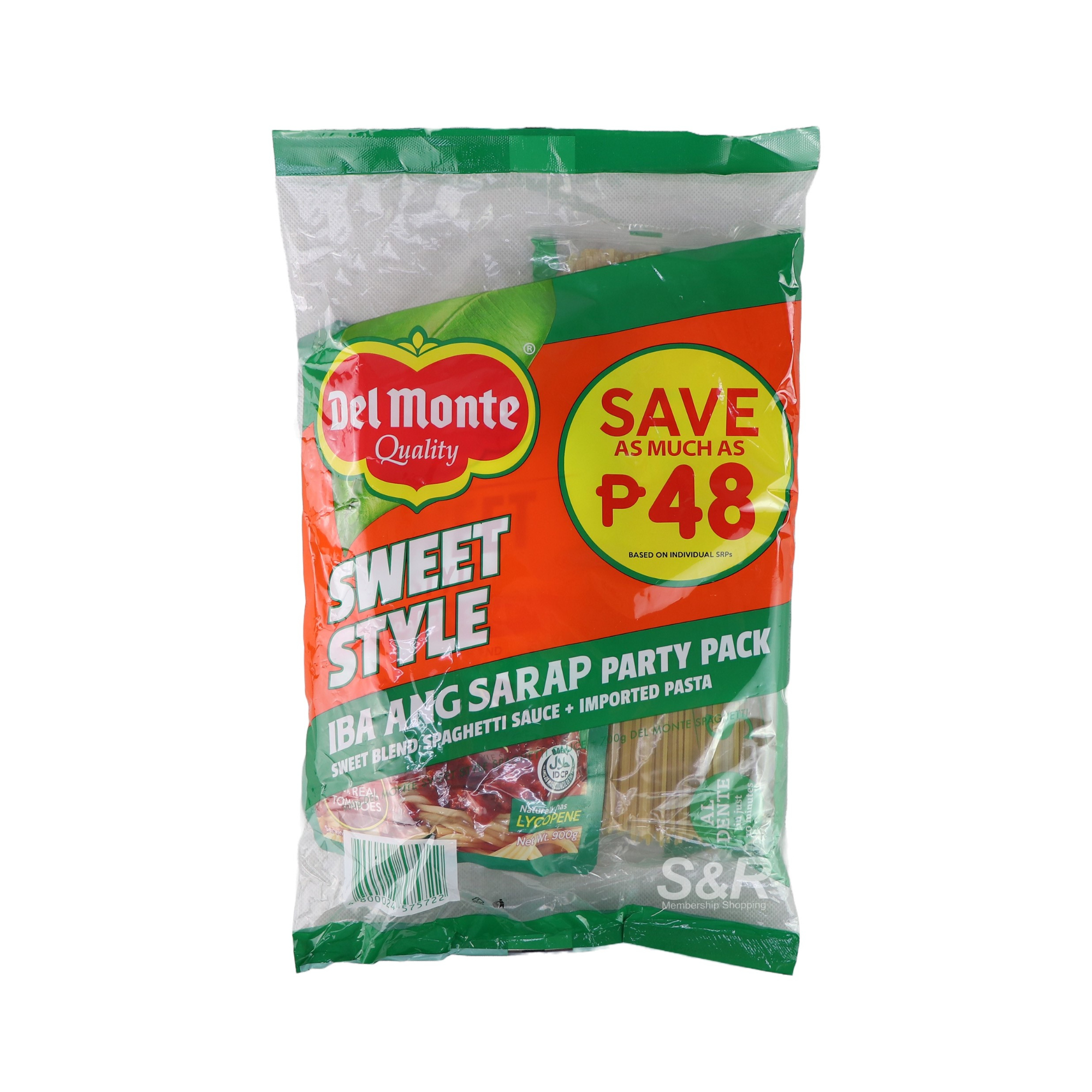 Del Monte Sweet Style Spaghetti Party Pack 1 set